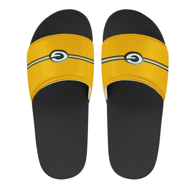Youth Green Bay Packers Flip Flops 001
